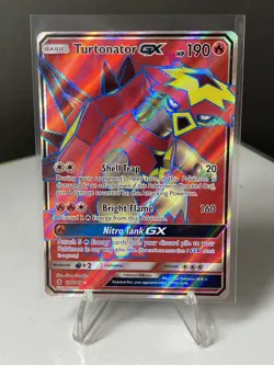 Turtonator GX 131/145 Full Art Ultra Rare Guardians Rising 2017 Pokemon TCG - Image 1