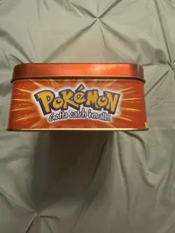 *Vintage* Pokemon Topps TV Animation Edition 1999 Charmander Tin **Empty** - Image 3