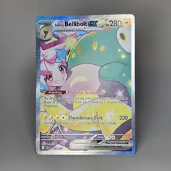 Iono's Bellibolt ex 183/159 Journey Together Special Illustration Rare Pokemon - Image 3