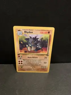1999 Pokemon Rhydon 45/64 1st Edition - Image 1