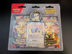 Pokemon TCG Ascended Heroes Collection Larry's Komala Blister 2-pack - Image 1