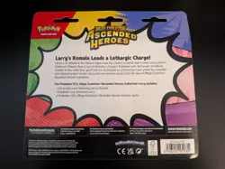 Pokemon TCG Ascended Heroes Collection Larry's Komala Blister 2-pack - Image 2