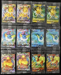 2025 Pokemon TCG S-Chinese Jolteon Vaporeon Flareon RR Holo Sealed Lot*12 NE40 - Image 1
