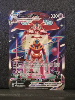 Pokemon Deoxys VMAX GG45/GG70 Alternative Art Crown Zenith Galarian - Image 1