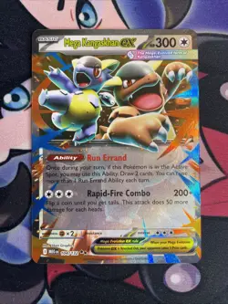 Pokemon Mega Kangaskhan EX 104/132 Mega Evolution Double Rare Holo MINT/NM - Image 1