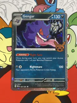 Gengar 57/91 | 2024 Trick Or Trade | Cosmos Holo | Pokemon (NM) - Image 1
