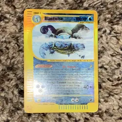 Pokemon Blastoise Expedition Base Set Holo Rare 004/165 100HP Reverse Holo 2002 - Image 1