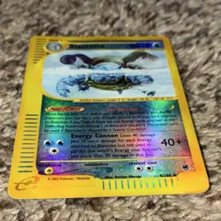 Pokemon Blastoise Expedition Base Set Holo Rare 004/165 100HP Reverse Holo 2002 - Image 3