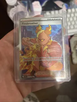 Fire Breather 119/94 Full Art Trainer Holo Me02: Phantasmal Flames Pokemon TCG - Image 1