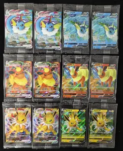 2025 Pokemon TCG S-Chinese Jolteon Vaporeon Flareon RR Holo Sealed Lot*12 NE40 - Image 1
