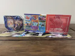 Pokemon TCG Battle Styles ETB And Zamazenta Tin LOT SEALED - Image 1