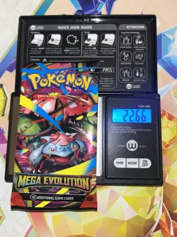 (HEAVY) 22.66g Pokemon TCG Mega Evolution Booster Pack (SEALED)✅ - Image 1