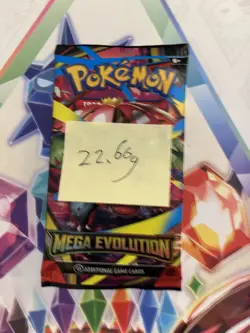 (HEAVY) 22.66g Pokemon TCG Mega Evolution Booster Pack (SEALED)✅ - Image 2