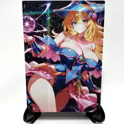 Yu-Gi-Oh! Dark Magician Girl Sexy Anime Waifu Doujin Lewd Goddess Story Art Card - Image 2