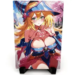Yu-Gi-Oh! Dark Magician Girl Sexy Anime Waifu Girl Lewd Goddess Story Art Card - Image 1