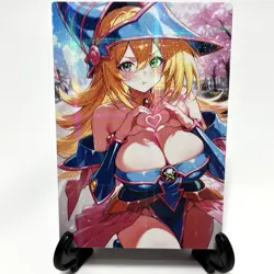 Yu-Gi-Oh! Dark Magician Girl Sexy Anime Waifu Girl Lewd Goddess Story Art Card - Image 2