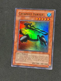 Yugioh Catapult Turtle MRD-075 Super Rare Original 02-03 Unlimited MINT - Image 1