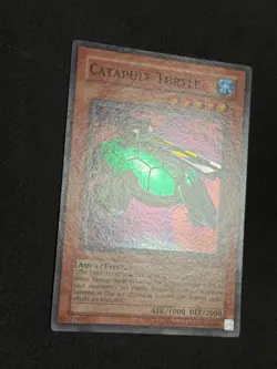 Yugioh Catapult Turtle MRD-075 Super Rare Original 02-03 Unlimited MINT - Image 2