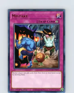 Yu-Gi-Oh TCG Mistake MAGO-EN077 1st Edition Regular Rare Card NM - Image 1