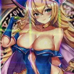 Yu-Gi-Oh! Dark Magician Girl Sexy Anime Waifu Girl Goddess Holographic Art Card - Image 3