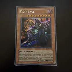 Yugioh HP/DMG Dark Sage DOD-002 Dawn of Destiny Xbox Promo Secret Rare - Image 1