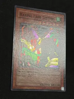 Yugioh Harpie Lady Sisters MRD-009 Super Rare Original 02-03 Unlimited NM - Image 2