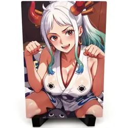 One Piece Yamato Sexy Cute Anime Waifu Girl Doujin Lewd Goddess Story Art Card - Image 1