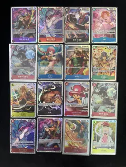 2025 One Piece TCG S-Chinese OP12-014 OP12-073 SR Boa Hancock Holo Lot*16 LU57 - Image 2