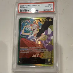 Bandai One Piece CCG EB02 Yamato Leader Special Foil PSA 10 English #022 - Image 1