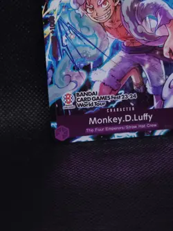 ONE PIECE CARD GAME MONKEY.D.LUFFY P-041 BANDAI CARD GAMES FEST 23-24 WORLD TOUR - Image 5