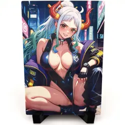 One Piece Yamato Sexy Hot Anime Waifu Girl Doujin Lewd Goddess Story Art Card - Image 1