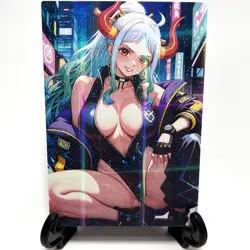 One Piece Yamato Sexy Hot Anime Waifu Girl Doujin Lewd Goddess Story Art Card - Image 2