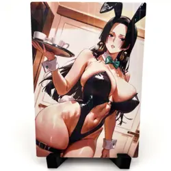 One Piece Boa Hancock Sexy Anime Waifu Bunny Girl Lewd Goddess Story Art Card - Image 1