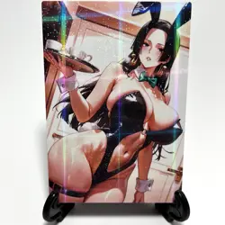 One Piece Boa Hancock Sexy Anime Waifu Bunny Girl Lewd Goddess Story Art Card - Image 2