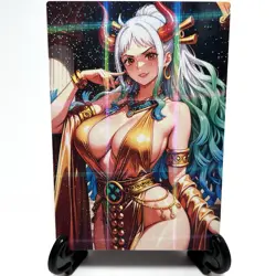 One Piece Yamato Sexy Doujin Lewd Anime Waifu Girl Goddess Story Holo Art Card - Image 1