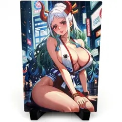 One Piece Yamato Sexy Anime Waifu Girl Doujin Lewd Goddess Story Holo Art Card - Image 2