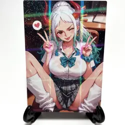 One Piece Yamato Sexy Hot Anime Waifu Girl Doujin Lewd Goddess Story Art Card - Image 1