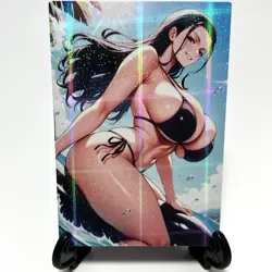 One Piece Boa Hancock Sexy Anime Waifu Girl Doujin Lewd Goddess Story Art Card - Image 2