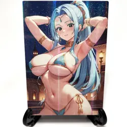 One Piece Nefertari Vivi Sexy Hot Anime Waifu Girl Lewd Goddess Story Art Card - Image 1