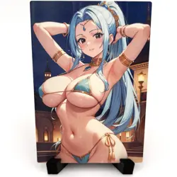 One Piece Nefertari Vivi Sexy Hot Anime Waifu Girl Lewd Goddess Story Art Card - Image 2