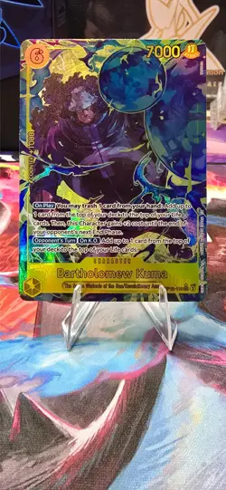 One Piece TCG Bartholomew Kuma SEC Alt Art OP12-119 Legacy of the Master English - Image 1