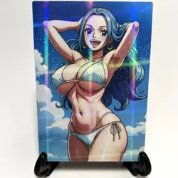 One Piece Nefertari Vivi Sexy Bikini Anime Waifu Girl Goddess Story ACG Art Card - Image 1