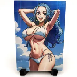 One Piece Nefertari Vivi Sexy Bikini Anime Waifu Girl Goddess Story ACG Art Card - Image 3