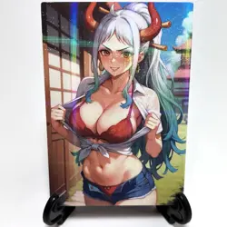 One Piece Yamato Sexy Anime Waifu Girl Doujin Lewd Goddess Story ACG Art Card - Image 1
