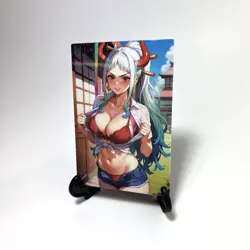 One Piece Yamato Sexy Anime Waifu Girl Doujin Lewd Goddess Story ACG Art Card - Image 2