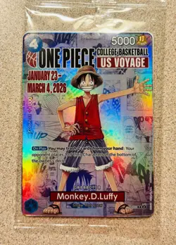 One Piece Monkey.D.Luffy (College Basketball US Voyage) Promotion P-055 - Image 1