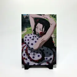 One Piece Viola Sexy Cute Anime Waifu Girl Doujin Lewd Goddess Glitter Art Card - Image 2