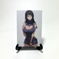 One Piece Nico Robin Sexy Anime Waifu Girl Doujin Lewd Goddess Glitter Art Card - Image 2