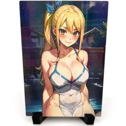 Fairy Tail Lucy Heartfilia Sexy Hot Anime Waifu Girl Lewd Goddess Story Art Card - Image 3