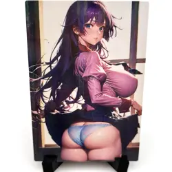Bakemonogatari Hitagi Senjougahara Sexy Anime Waifu Girl Goddess Story Art Card - Image 3